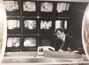BRENT MUSBURGER signiertes 8x10 Foto CBS Sport Original Sender - Bild 1 von 2