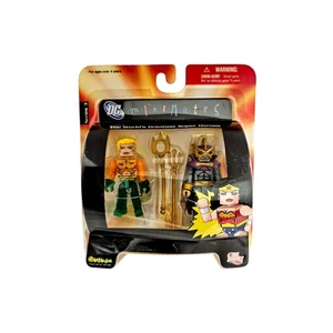 PACK DE 2 FIGURAS MAESTRAS DE AQUAMAN Y OCÉANO SERIE 3 DC DIRECT MINIMATES - Imagen 1 de 3