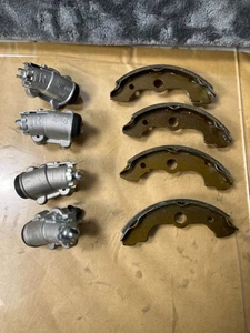 Front Brake Wheel Cylinders w/Shoes Kit for Honda Foreman 400 450 TRX400 TRX450  - Bild 1 von 8