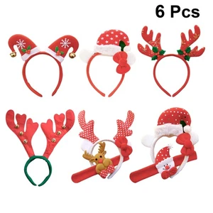 6 Piezas Tocado de Navidad Lindo Diadema Decoración Hombre Prendas para la cabeza Santa para - Imagen 1 de 11