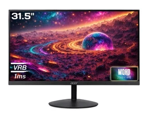 Acer SA322QU 31.5" 2560x1440 IPS Ultra Slim Backlit LED LCD Monitor - Picture 1 of 2
