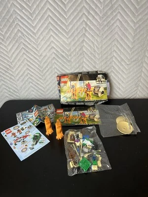 Винтажный Star Wars Lego Gungan Patrol читать открытая коробка мини фигурки банка Binks  - Изображение 1 из 4