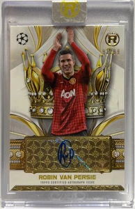 Robin Van Persie 92/99 Autograph Crowned Legend Topps Reverence 2024/25 - Foto 1 di 2