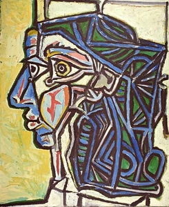 Pablo Picasso, Woman's Face, Plate Signed Lithograph - Picture 1 of 8