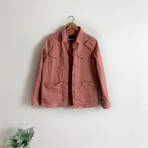 Sanctuary Women's Size:Small Clay Orange Utility Button Down Jacket Top - Picture 1 of 7
