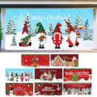 1 * Duży baner Wesołych Świąt Pokrowiec na drzwi garażowe Boże Narodzenie Dekoracje zewnętrzne O5C2