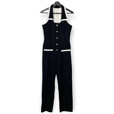 Mono pequeño vintage años 90 Scarlett halter abotonado Foto 1 de 4