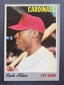1970 Topps #40 Rich Allen (Cardenales de San Luis) ¡Salón de la fama! - Imagen 1 de 2