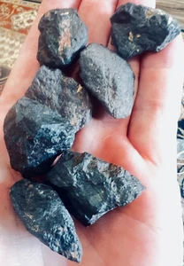 Muestras históricas de mineral de hierro de magnetita cruda 7 oz - Imagen 1 de 8