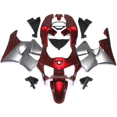 Plastic Fairings For Honda CBR900RR 1998 1999 919 98 99 ABS Body Kit Red Silver - Image 1 of 4