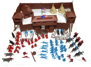 Marx Toys Fort Apache Play Set Vintage Commemorative Edition #4502 + Lido Read - Picture 1 of 24