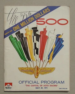 1971 55th Indianapolis 500 Official Program - Picture 1 of 5