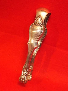 Pince à Sucre Argent Massif Griffes de Lion Napoléon III 19è - Imagen 1 de 8