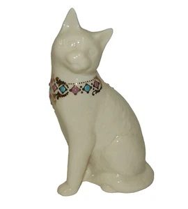 Lenox China Jewels Collection White Cat Figurine - Picture 1 of 3