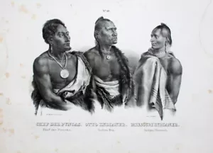 Missouri Indianer Native Americans Oto Iowa Sioux Punca Häuptling Chief Irokese - Bild 1 von 1