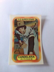 1977 Kellogg's 3-D Super Stars #7 John Candelaria Pittsburgh Pirates Card
