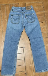 Levis Youth Boys 514 Slim Straight Med Wash Jeans Size 10 Slim 23x25 Denim - Picture 1 of 15