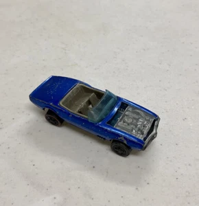 Vintage 1967 Hot Wheels Redline Custom Firebird Blue Grey Interior FREE SHIPPING - Picture 1 of 8