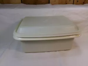 Vintage Tupperware Freeze N Save Ice Cream Keeper Container #1254 with Lid - Picture 1 of 5