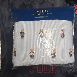 POLO RALPH LAUREN PINK GIRL POLO BEAR COMFORTER KING SIZE - Picture 1 of 8