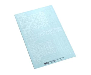 Squadron 1/72 Squadron Decals - USA 45 Degree White Letters & Numbers Set - Picture 1 of 1