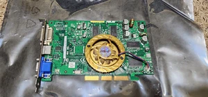 ASUS AGP-V9520TD 128MB, NVIDIA GeForce FX-5200 AGP8x DVI - Untested - Picture 1 of 6