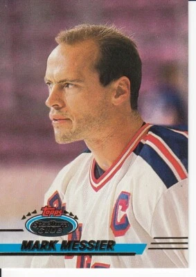 Mark Messier Hockey Card (Rangers) 1993 Topps Stadium Club Members Only #35 - Image 1 of 2