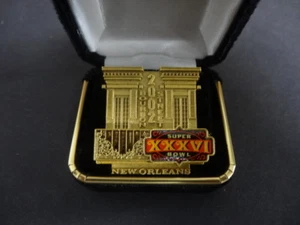 RDZ NFL Super Bowl XXXVI Bourbon Street pre 9/11 prototipo spilla da bavero *65 - Foto 1 di 1