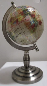Edelstein Schreibtischplatte Globus 9,5" hoch Top Zustand tolle Wohnkultur top - Bild 1 von 4