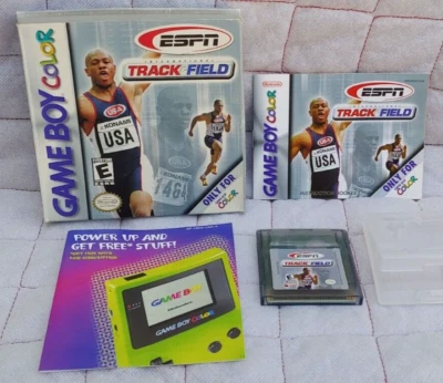 Game boy Color GBC ESPN International Track & Field Complete Game Working Tested - Image 1 of 2