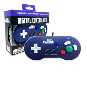 Old Skool Digital Controller for GameCube & Game Boy Player - Purple - Picture 1 of 3
