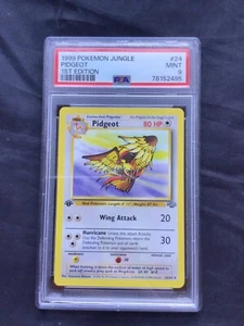 Pokemon: Jungle 1st Edition Rare: Pidgeot 24/64 PSA 9 - Picture 1 of 6