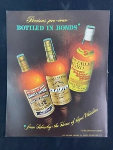 Schenley Whiskey Magazine Ad 10.75 x 13.75 Food Machinery Corporation - Picture 1 of 4