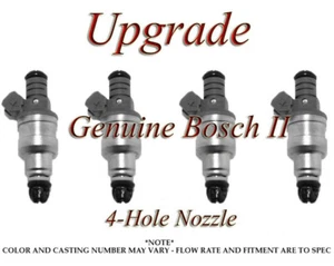 Bosch Mejora Combustible Inyector Juego 4-HOLE Flujo a (4) para 84-86 BMW 1.8 - Imagen 1 de 1