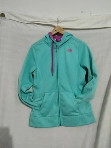 the noth face green hoddie size medium (GPA14) - Picture 1 of 10