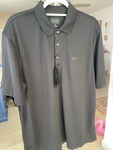 Greg Norman men's black short sleeve, quarter button-down, short sleeve (U5JD) - Picture 1 of 4