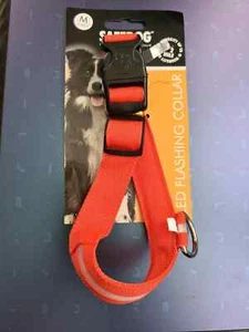 Safedog High Visability LED Flashing Collar - size medium 40-48 cm - Picture 1 of 1