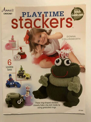 Annie's Crochet PLAYTIME STACKERS Toy Pattern Book - Image 1 of 2