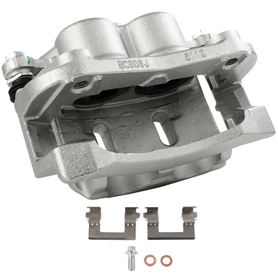 Pinzas de freno delanteras izquierda para Nissan Titan 2008-2015 2017-2022 con soporte Foto 1 de 4