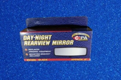 Interior Rear View Mirror CIPA-USA 31000 Day Night Rearview 31000 black W 8" - Image 1 of 4