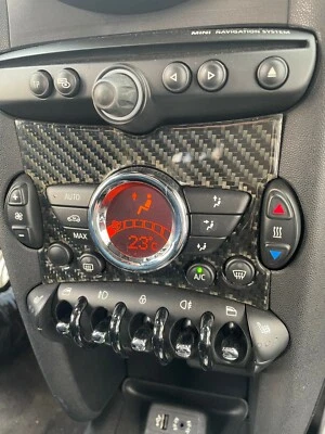 CONSOLE CENTRALE VERO CARBONIO INSERTO PER MINI COOPER dal 2011 circa R55 R56 R57 R58 R59 - Immagine 1 di 4