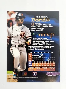 "PRE PRODUCTION SAMPLE" 1994 TSC BARRY BONDS TEST PROTOTYPE SAN FRANCISCO GIANTS - Picture 1 of 2