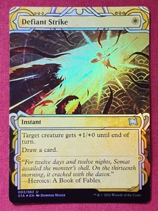 Magic The Gathering STRIXHAVEN MYSTICAL ARCHIVE FOIL DEFIANT STRIKE card MTG - Picture 1 of 2