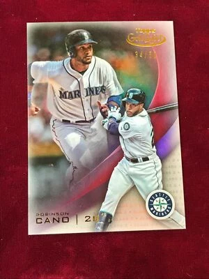 2016 Topps Gold Label Red ROBINSON CANO #59 34/50 Seattle Mariners (DC27) - Image 1 of 2