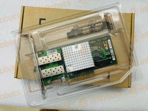 FUJITSU D2755-A11 (INTEL X520-DA2) 10G DUAL PORT SFP+ ETHERNET NIC BOTH BRACKETS - Afbeelding 1 van 5