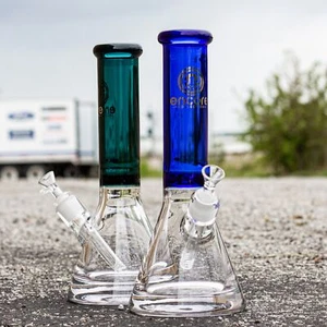 12" Super Thick Assorted Color Neck 50mm Bong Pounder Beaker Hookah Water Pipe - Picture 1 of 6
