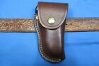 Leather Holster for North American Arms .22 Mag/LR 1 1/8"  Barrel with BELT CLIP