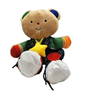 Melissa & Doug Ks Kids Learn To Dress Me Bear Plush Stuffed Animal 14" - Picture 1 of 5
