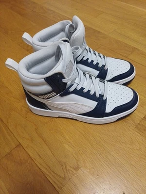 PUMA Jungensneaker in weiß-blau Gr.36 Top! - Bild 1 von 4
