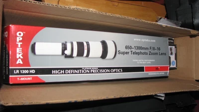 Opteka  LR 1300-HD 650-1300mm f/8-16 Lens Super Lens (with Vivitar Multiplier) - Image 1 of 4